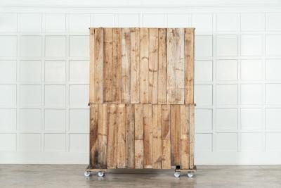 Large English Pine Glazed Dresser