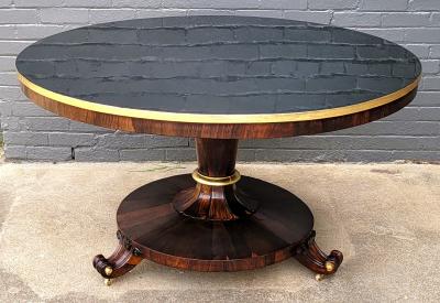 Large English Regency Tilt Top Center Table