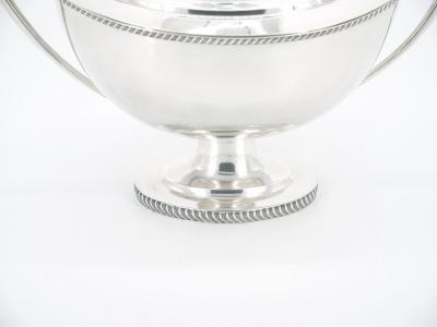 Large English Silver Plate Tableware Covered Tureen