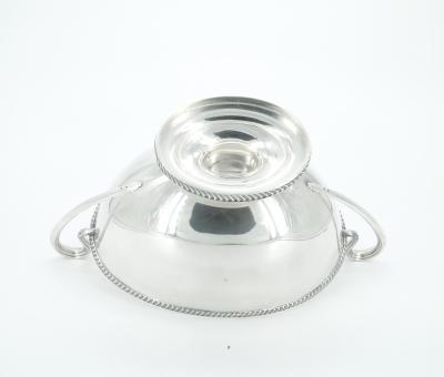 Large English Silver Plate Tableware Covered Tureen