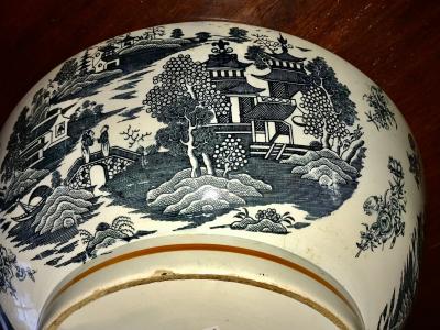 Large English Transfer Print Bowl