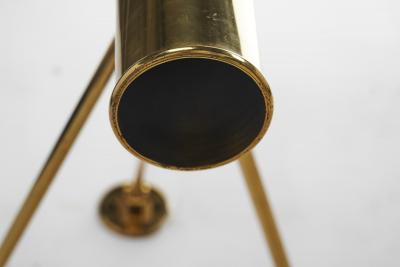 Large European Modern Wall Sconce in Brass Bubble Glass Europe circa 1950s