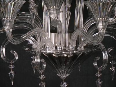 Large Exquisite French Baccarat Crystal Mille Nuits Twelve Light Chandelier