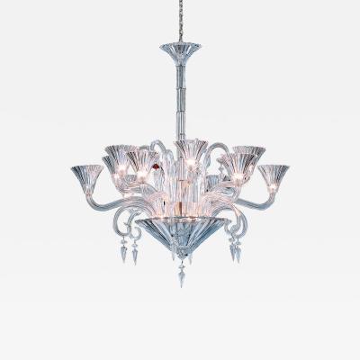 Large Exquisite French Baccarat Crystal Mille Nuits Twelve Light Chandelier