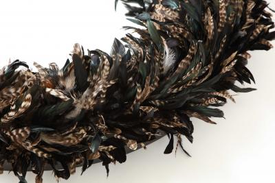 Large Feathered Mirror