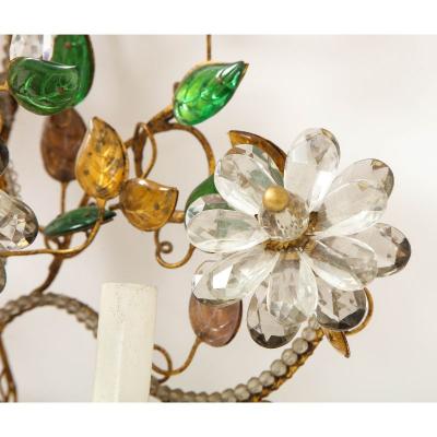 Large Five Arm Bagues Sconce