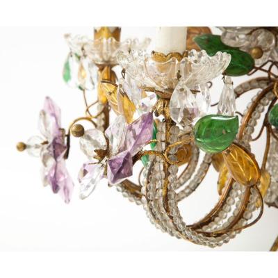 Large Five Arm Bagues Sconce