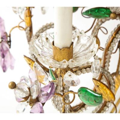 Large Five Arm Bagues Sconce