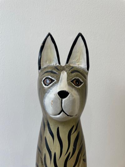 Large Folk Art Cat