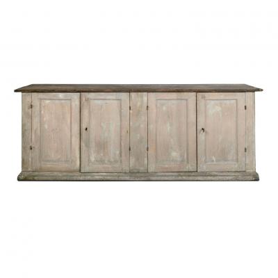 Large Four Door Painted Enfilade