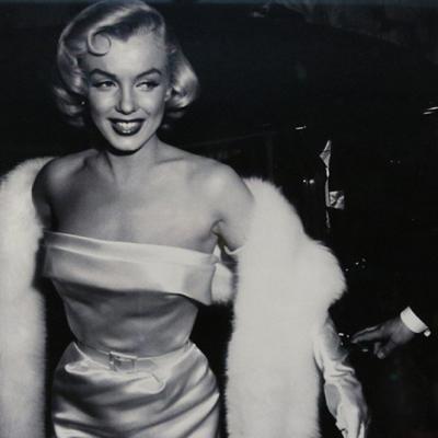 Large Framed Black And White Photograph Of Marilyn Monroe