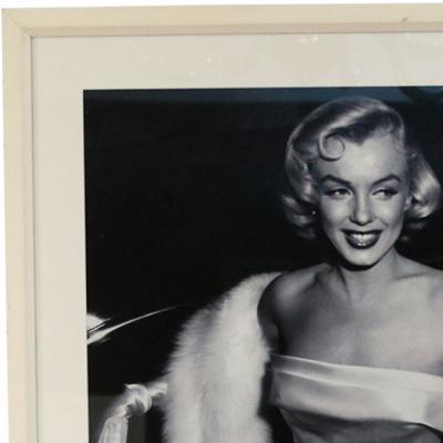 Large Framed Black And White Photograph Of Marilyn Monroe