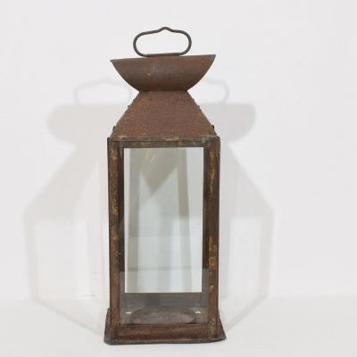 Large French 19th Century Metal Lantern