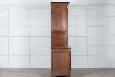 Large French 19thC Oak Buffet Deux Corps