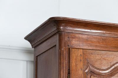 Large French 19thC Oak Buffet Deux Corps