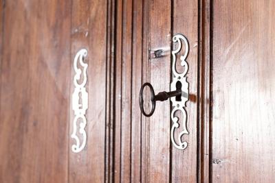 Large French 19thC Walnut Buffet Deux Corps