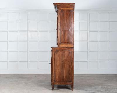 Large French 19thC Walnut Buffet Deux Corps