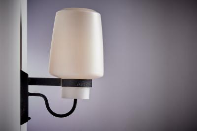 Large French Architectural Wall Lamp France 1950s