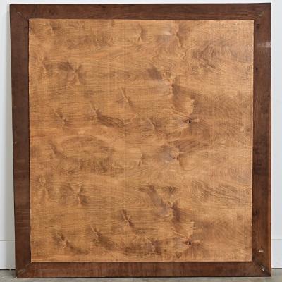 Large French Oak Frame with New Mirror Glass