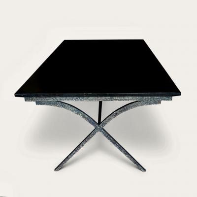 Large French Wrought Iron Dining Table circa 1930