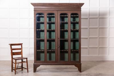 Large Georgian Painted Pine Country House Larder Cabinet