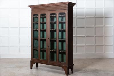 Large Georgian Painted Pine Country House Larder Cabinet