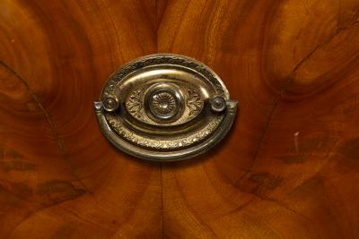 Large German Biedermeier Fruitwood Chest Of Drawers