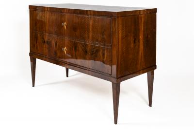 Large German Biedermeier Two Drawer Chest