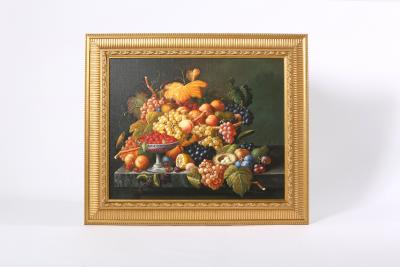 Large Gilt Wood Framed Oil Canvas Painting