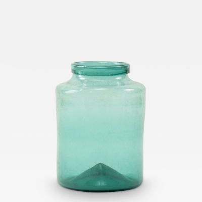 Large Hand Blown Antique Glass Jar