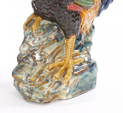 Large Hand Painted Decorated English Porcelain Tableware Decorative Rooster