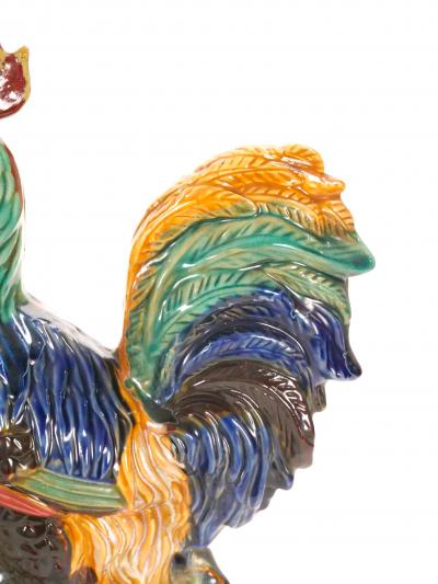 Large Hand Painted Decorated English Porcelain Tableware Decorative Rooster