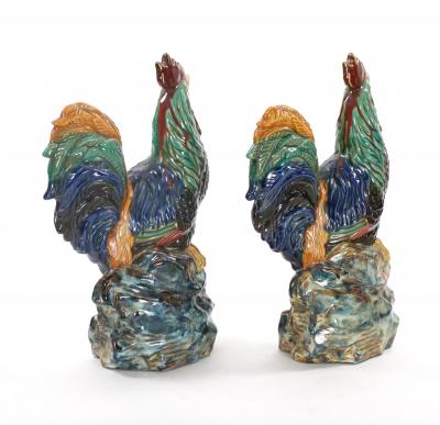 Large Hand Painted Decorated English Porcelain Tableware Decorative Rooster
