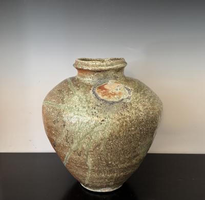 Large Iga Ware Jar by Fujioka Shuhei