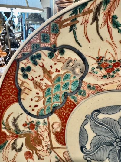 Large Imari Charger Meiji Period