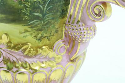 Large Impressive 19th Century French S vres Porcelain Centerpiece Vase