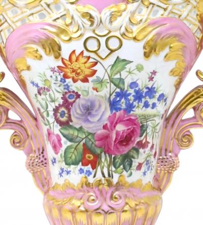 Large Impressive 19th Century French S vres Porcelain Centerpiece Vase