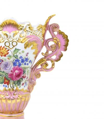 Large Impressive 19th Century French S vres Porcelain Centerpiece Vase