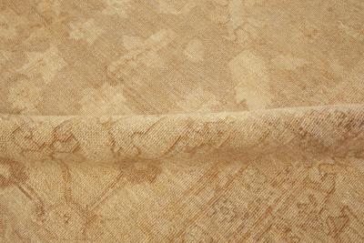 Large Indian Amritsar Botanic Brown Handmade Wool Carpet