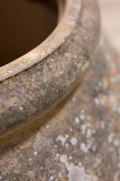 Large Italian 19th Century Planter with Lateral Handles and Generous Lines