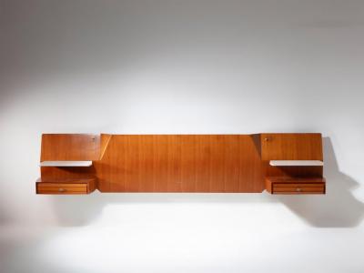Large Italian 60s Geometric Headboard