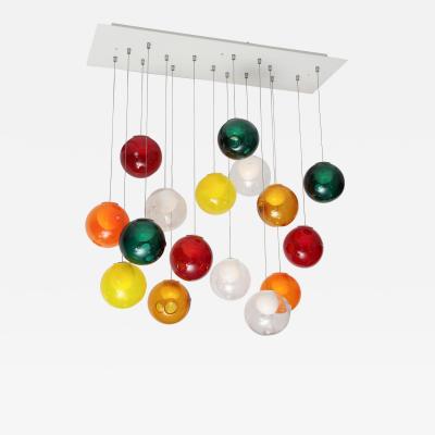 Large Italian Ball Chandelier