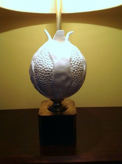 Large Italian Ceramic Table Lamp