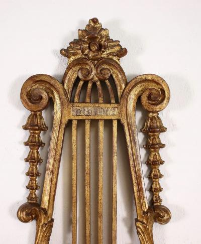 Large Italian Giltwood Sconce circa 1880