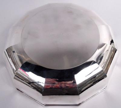 Large Italian Modern Classical Silver Bowl