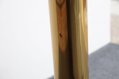 Large Italian Modernist Ippocastano Brass Table Lamp Designed by Carlo Giorgi