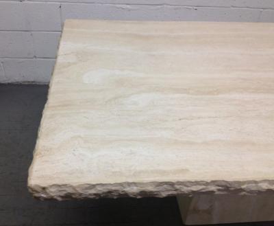Large Italian Travertine Table