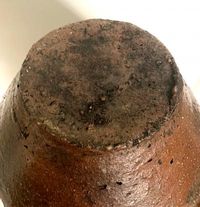 Large Japanese Antique Shigaraki Tsubo Jar