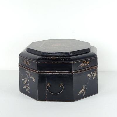 Large Lacquer and Gilt Decorated Box Japan circa 1880