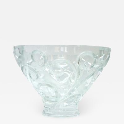 Large Lalique Crystal Bowl Centerpiece